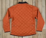 Burnt Orange Quilt | Marshall Quilted Jacket | Back
