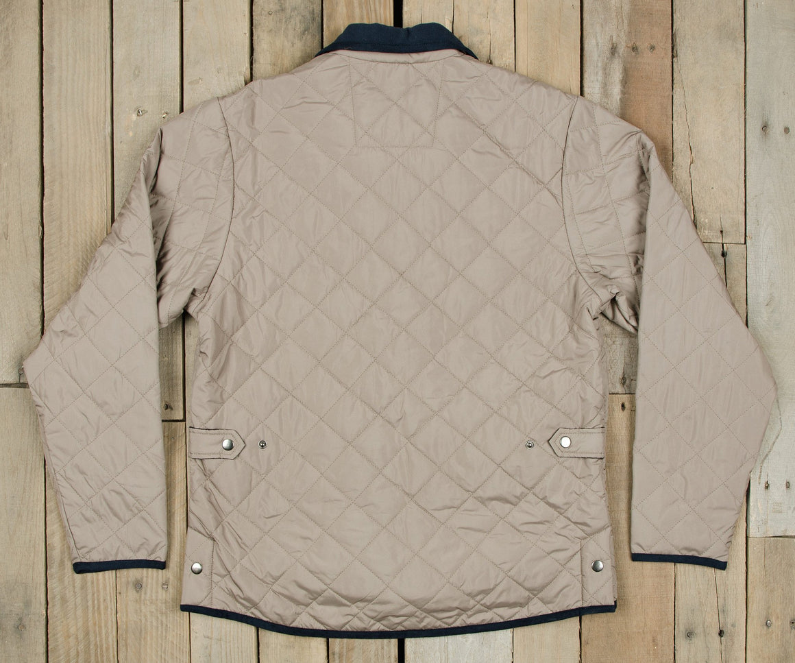 Knob Gray Quilt | Marshall Quilted Jacket | Back