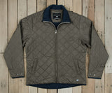 Midnight Gray Quilt | Marshall Quilted Jacket | Front