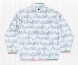 White and Gray | North Basin Pullover | Back