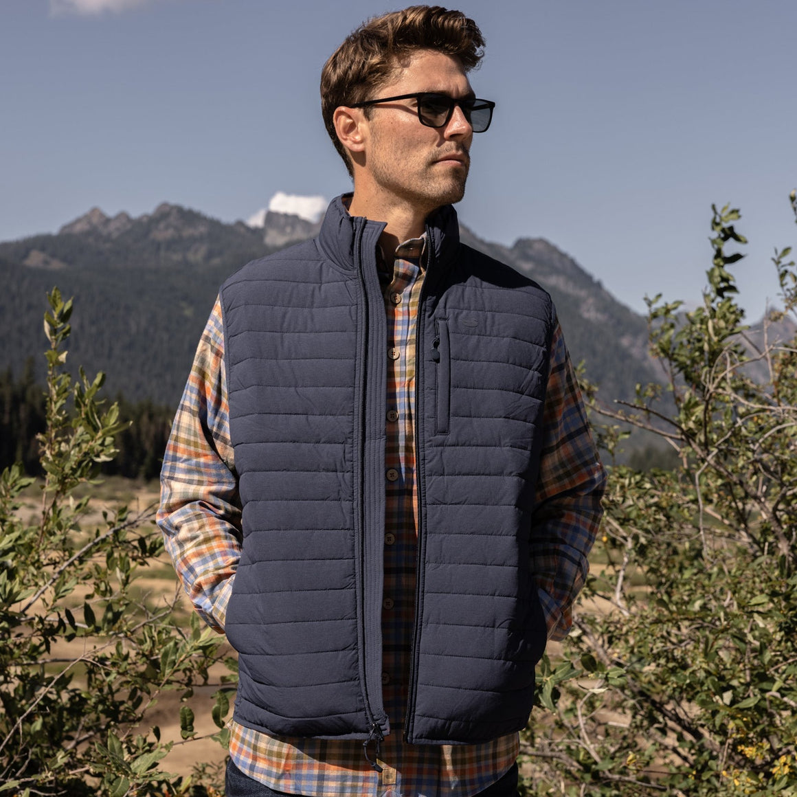 Navy | Olympia Performance Fill Vest | Lifestyle