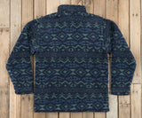 Slate  and Mint | Appalachian Peak Sherpa Pullover | Back
