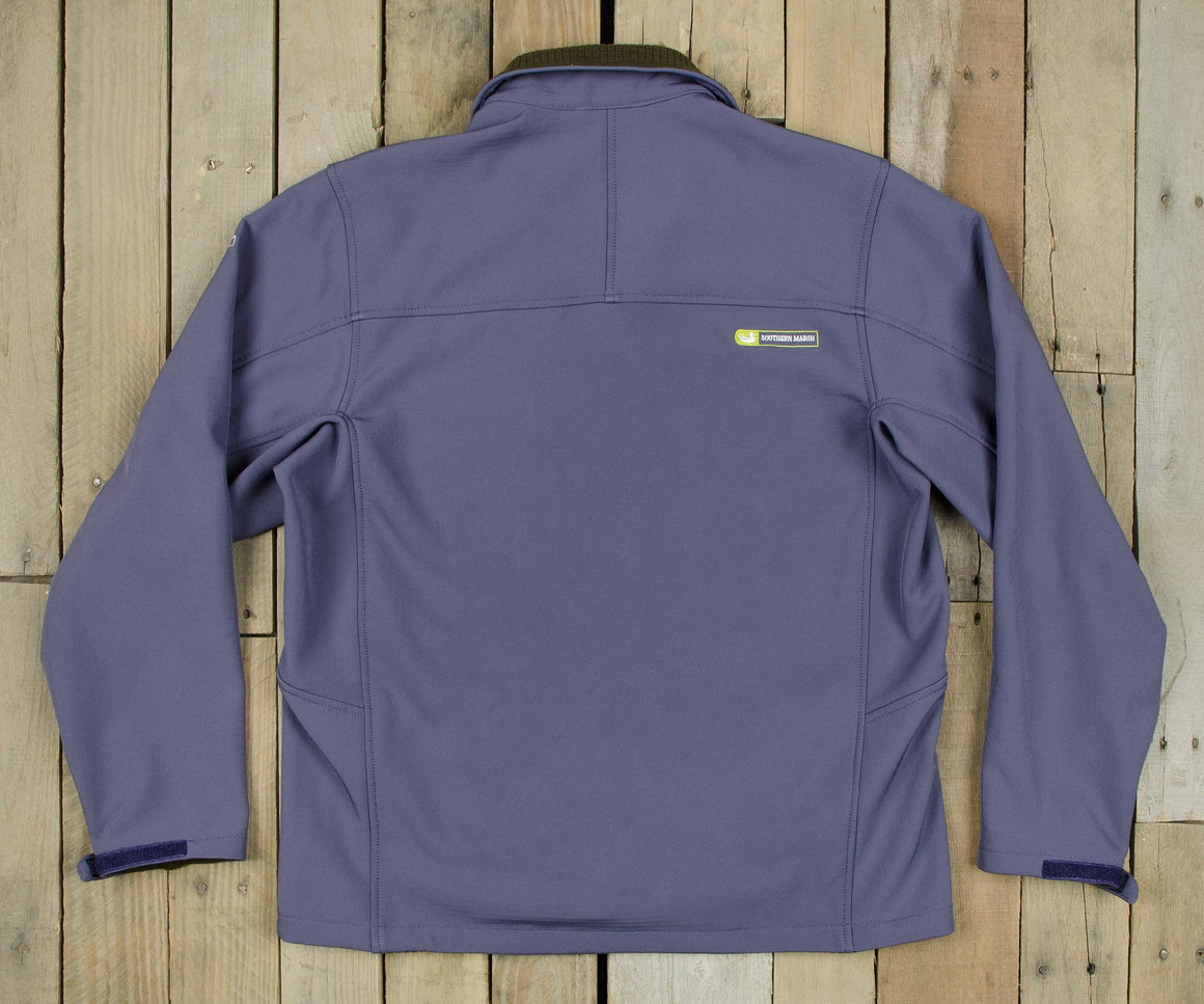 Mountain Purple | Ridge FieldTec™ Softshell Jacket | Back