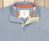 Slate Pique | Riley Pique Pullover | Detail