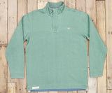 Washed Dark Green Pique | Riley Pique Pullover