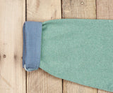 Washed Dark Green Pique | Riley Pique Pullover | Cuff