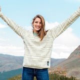 Burnt  Taupe and Gray | Sierra Madre Pullover | Front