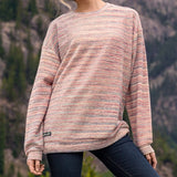 Washed Red Rainbow | Sunday Morning Sweater | Rainbow