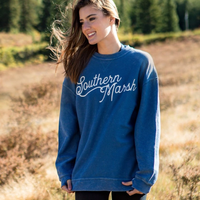 Washed Blue | Sunday Morning Sweater | Washed Corduroy