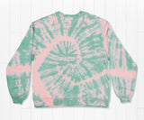 Azalea and Mint | SEAWASH™ Tie-Dye Sweatshirt | Spiral