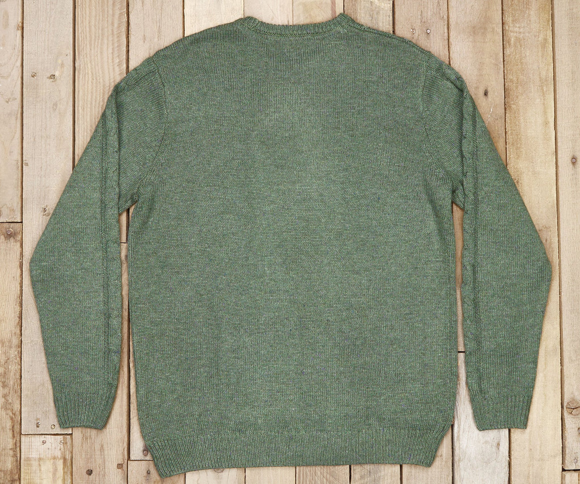 Dark Green Knit | Townsend Sweater | Back
