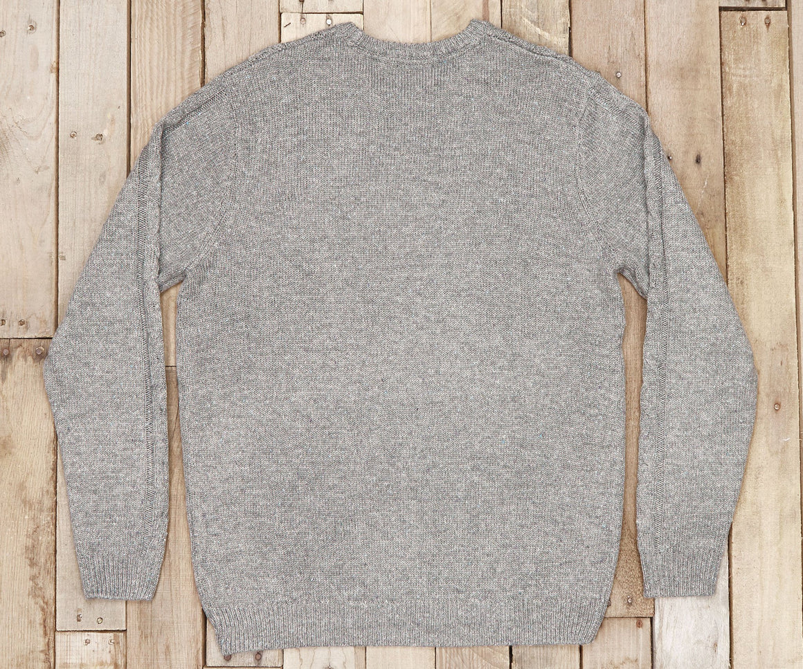 Washed Gray Knit | Townsend Sweater | Back