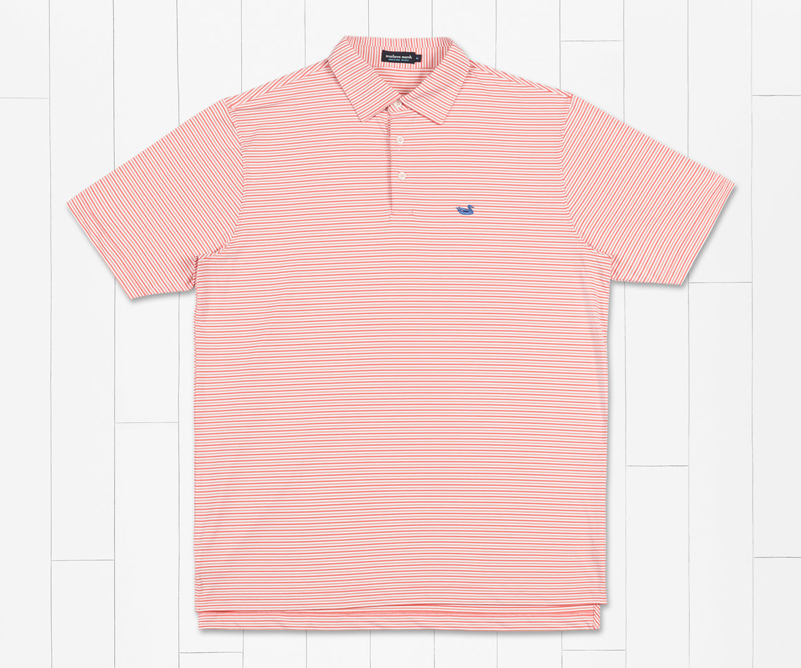 Coral and White