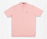 Coral and White