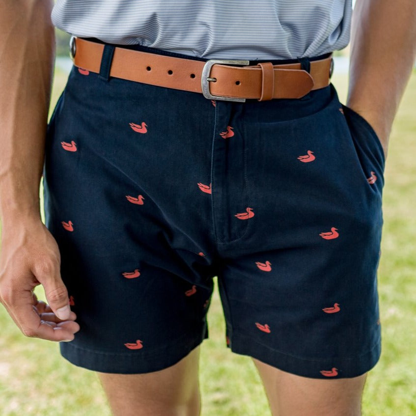 Colonial Navy with Printed Ducks | LS