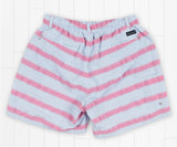 Light Blue Cruiser Stripe | Dockside Swim Trunk | Cruiser Stripe | Swim Shorts | swim wear | Back
