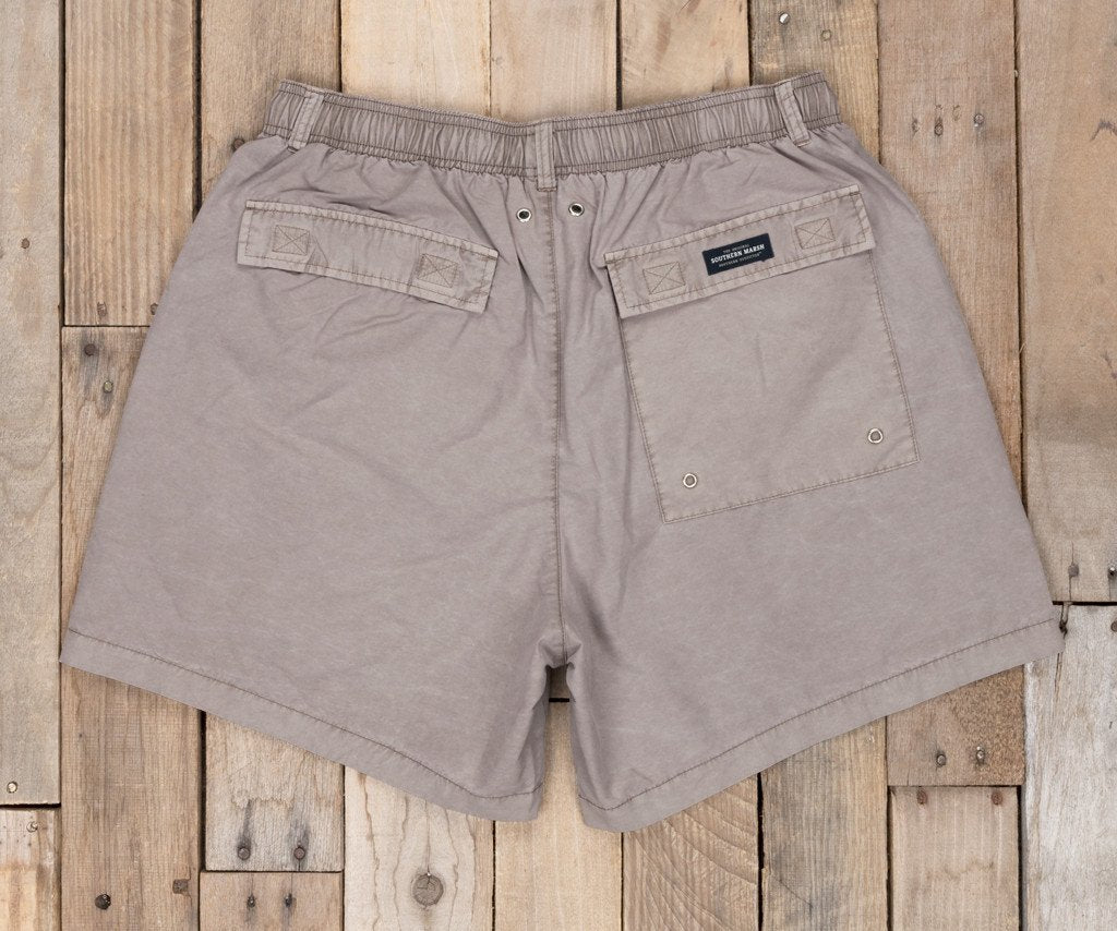 Burnt Taupe Shoals | SEAWASH™ Shoals Swim Trunk  | Back