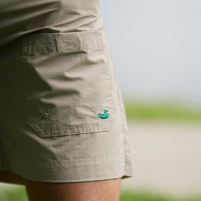Audubon  Tan | Tarpon Flats Fishing Short | Lifestyle