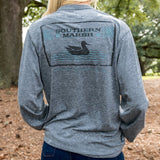 SEAWASH Midnight Gray | SEAWASH™ Tee | Pond | Long Sleeve