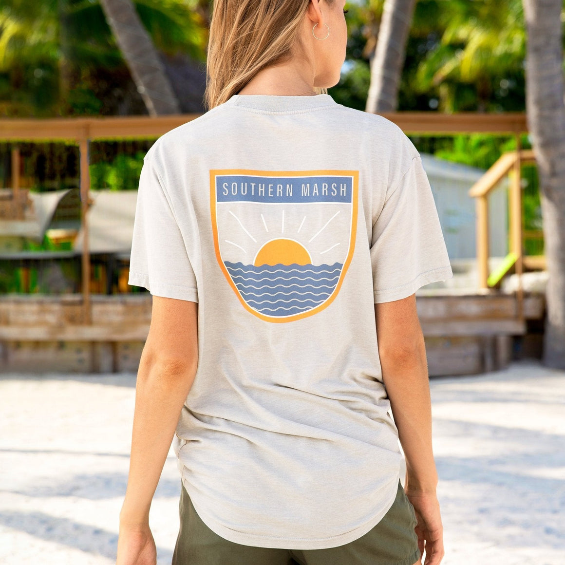 Light Gray | SEAWASH™ Tee | Sun Lines