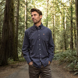 Blue and Brown | Abilene Washed Gingham Dress Shirt | Lifestyle