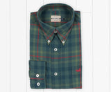 Dark Green and Red