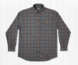 Navy  and  Orange | Boothville Flannel