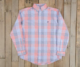 Navy and Red Gingham | Everett Gingham Dress Shirt | Long Sleeve