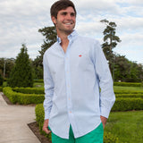 Blue Seersucker | Everett Dress Shirt | Long Sleeve | Lifestyle