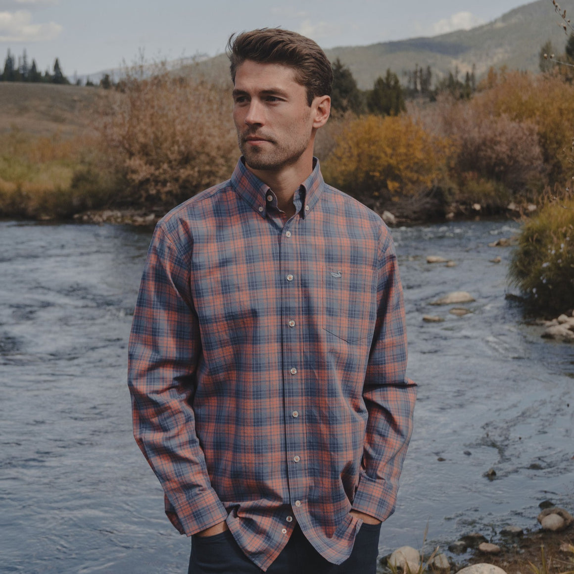 Burnt Red  and   Mountain    Purple | Lifestyle