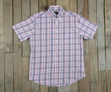 Navy and Red Plaid | Knoxboro Plaid Dress Shirt | Short Sleeve