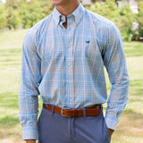 Burnt Taupe and Lilac | Miller Gingham Dress Shirt