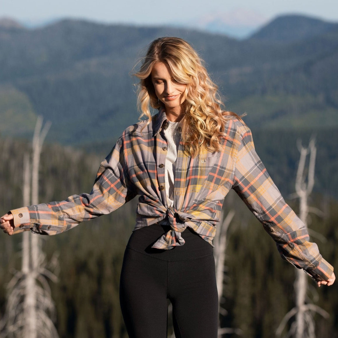 Burnt    Taupe    and    Burnt Orange | Sussex Plaid Flannel | Lifestyle