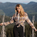 Burnt    Taupe    and    Burnt Orange | Sussex Plaid Flannel | Lifestyle
