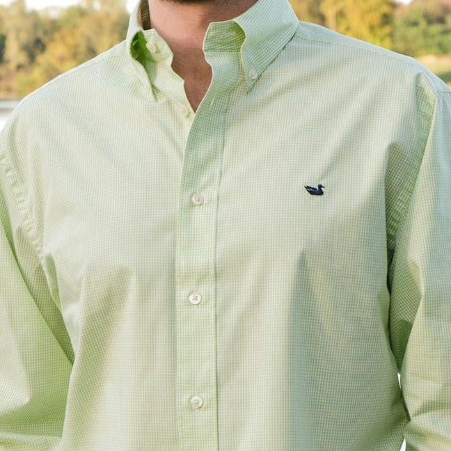 Lime with Navy Duck