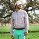 Pink and Black | Nottaway Check Dress Shirt | Lifestyle