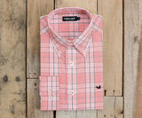 Red and Black Shirt | Sutton Plaid Dress Shirt