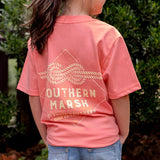Coral | Youth Branding Collection Tee | Nautical Knot | Youth Short Sleeve T-Shirt | Preppy Pocket Tee