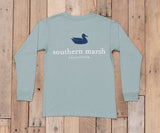 Burnt Sage | Youth Authentic Tee | Long Sleeve T-Shirt | Kids Southern Duck Shirt