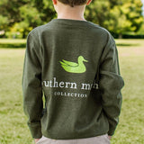 Washed Dark Green Heather | LS