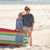 Light Gray | Youth Claire Sandwash Short | LS