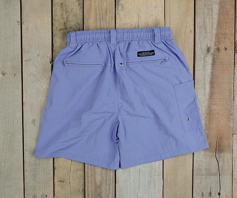 Lilac | Youth Dockside Swim Trunk | Youth Swim Shorts | Back