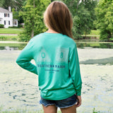 Mint | Youth FieldTec™ Featherlight Long Sleeve Tee | Navigation