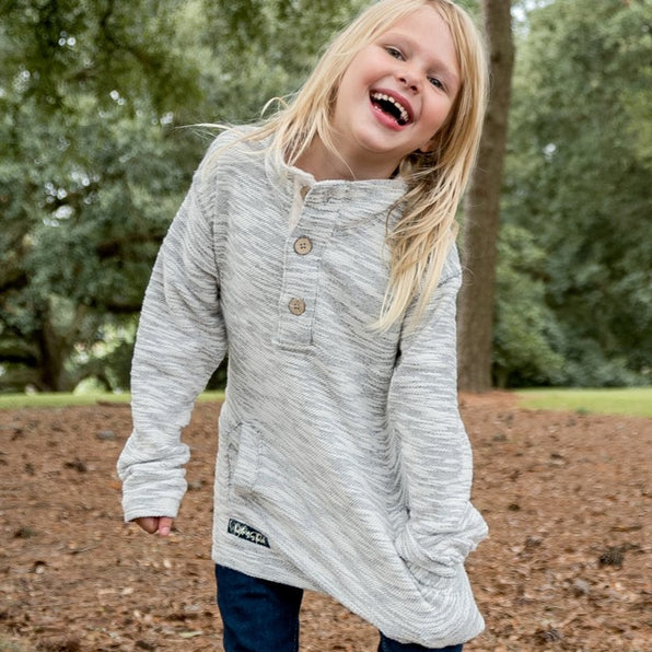 Light Gray Knit | Youth Beaufort Knit Pullover