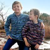 Slate       and       Mint | Youth Culebra Catch Fleece Pullover | Front