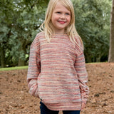 Washed Red Rainbow | Youth Sunday Morning Sweater | Rainbow | Lifestyle