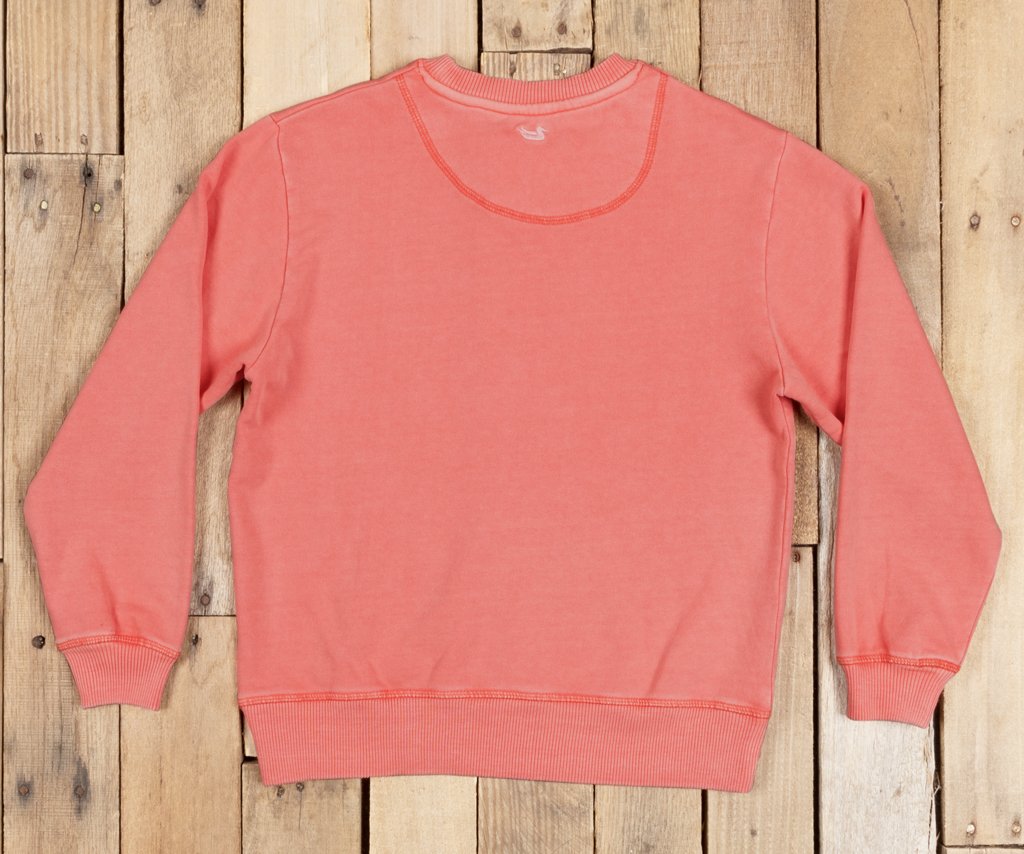 Coral | Youth SEAWASH™ Sweatshirt | Back