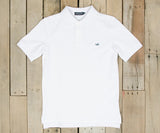 White with French Blue Duck | Youth Stonewall Polo