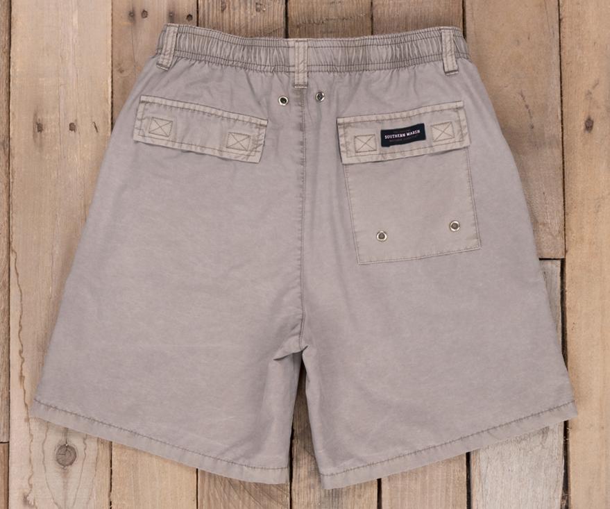 Burnt Taupe Shoals | Youth SEAWASHª Shoals Swim Trunk | Back