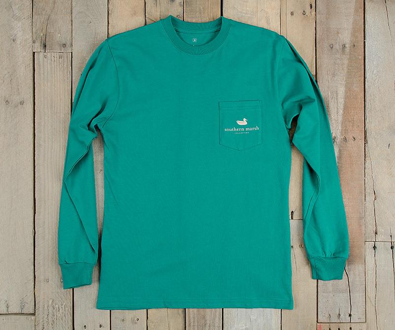 Teal | Expedition Series Tee | Marlin | Long Sleeve | Front